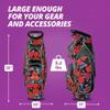 Taboo Fashions Monaco Collection 14-Way Ladies Golf Bag - Lightweight Womens Golf Cart Bag with Insulated Cooler Pocket, Rain Hood & More - Golf Accessories for Women (Red Roses) view 3
