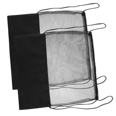HANABASS 2pcs Mesh Drawstring Basketball Carrier Bag Sports Storage Bag for Soccer Volleyball and More for Gym and Outdoor Activities
