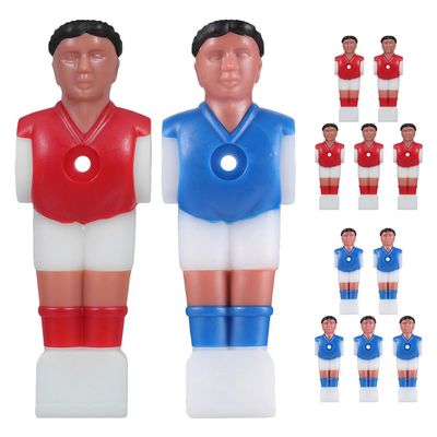 Toddmomy 12pcs Replacement Foosball Men Set Plastic Table Soccer Game Players for Foosball Table Repairing