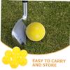 Parliky 25pcs Golf Practice Balls Hollow Training Balls for Use for Enhanced Visibility for Skill Levels view 3