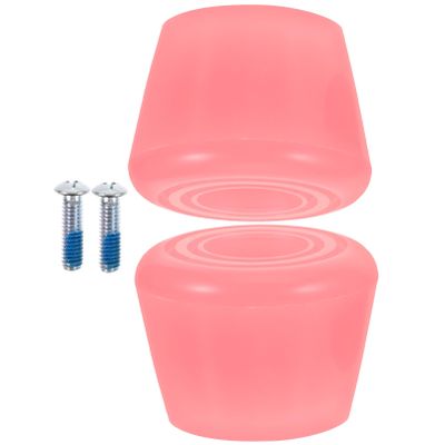 WHAMVOX 1set Roller Skates Brake Pads Replacement Toe Guards Pu Toe Stops Installation Screwdriver for Quad Skating Easy to Install Lightweight and Sturdy Design