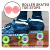 WHAMVOX 1set Roller Skates Brake Pads Replacement Toe Guards Pu Toe Stops Installation Screwdriver for Quad Skating Easy to Install Lightweight and Sturdy Design view 3