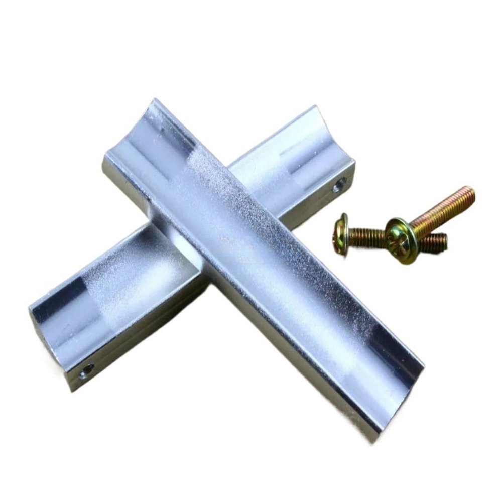 DLAHPJPT 8 Pieces Rectangular Aluminum Cabinet Handle Cupboard Knob