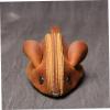2pcs Cartoon Small Mouse Key Case Tote Bag Capsules Cute Wallet Card Holder Purse Change Pocket Small Zipper Wallet Small Mouse Purse Little Purse Coin Mini Cowhide Light Brown view 3