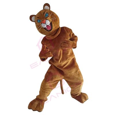 New Vivid Cougar Mascot Costume Adult Size for Men & Women with Built-in Fan Inside the Head