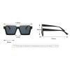 helena Fashion Half Square Sunglasses for Women Trendy Thick Frame blue Sun Glasses Classic Designer Style Shades (C1) view 4