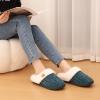 Evshine Women's Chenille Knit Fuzzy Slippers Memory Foam Warm House Shoes view 3