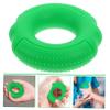 KOMBIUDA 50pounds Silicone Hand Strengthener Ring for Indoor Fitness Portable Finger and Wrist Exerciser for Athletes Musicians and Seniors Resistance Deep Green Color view 4