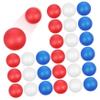 BESPORTBLE 120pcs Table Tennis Balls Bouncy Balls for Party Games School Activities Entertainment Vibrant Material Fun for Ages