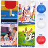BESPORTBLE 120pcs Table Tennis Balls Bouncy Balls for Party Games School Activities Entertainment Vibrant Material Fun for Ages view 3
