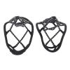 Outdoor Snow Antiskid Spikes Grips, Ice Snow Grips Over Shoe Boot Traction Cleat Spikes Anti Slip Footwear for Snow Mountain Climbing Ice Traction view 1