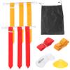 WOONEKY 1set Football Waist Flag Adjustable Game Belt for Youth Adults Includes Belts Flags for Training Scrimmages and Outdoor Fun view 1