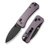 WeKnife Banter 2 Pocket Knife for EDC, Crossbar Lock Folding Knife with 2.87" CPM S35VN Steel Blade Aluminum Handle, Designed by Ben Petersen WE23075-2(Purple) view 1