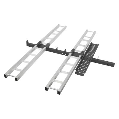 banborba 2-Bike 600 LBS Aluminum Motorcycle Carrier, Motorcycle Hitch Carrier, Heavy Duty Hitch-Mounted Dirt Bike Rack with Straps, Double Dirt Bike Carrier Simple Installation
