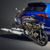 banborba 2-Bike 600 LBS Aluminum Motorcycle Carrier, Motorcycle Hitch Carrier, Heavy Duty Hitch-Mounted Dirt Bike Rack with Straps, Double Dirt Bike Carrier Simple Installation view 3
