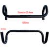 Aero Road Bicycle Handlebars CATAZER Aluminum Alloy 25.4mmx420mm Bike Drop Bent Handlebar view 3