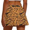Women's Tennis Skirt Pleated Wildlife Animal High Waist Short Lined Shorts Pockets Pickleball Running Fitness X-Large view 1
