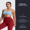 Aoxjox Womens Workout Leggings Metamorph Mid-Rise Hidden Scrunch Tummy Control Gym Training Yoga Pants 27" (Rumba Red, X-Large) view 3