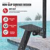 KUAFU Boat Trailer Steps with Extra Step Compatible with Bow Heights up to 33" Boat Boarding Steps Triple Steps Dual Step view 4