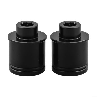 2PCS Bicycle Adapter QR Hub Conversion Adapter Wheel Hub Adapter For 12/15mm Thru Axle Hubs(2pcs 15 to 9mm)