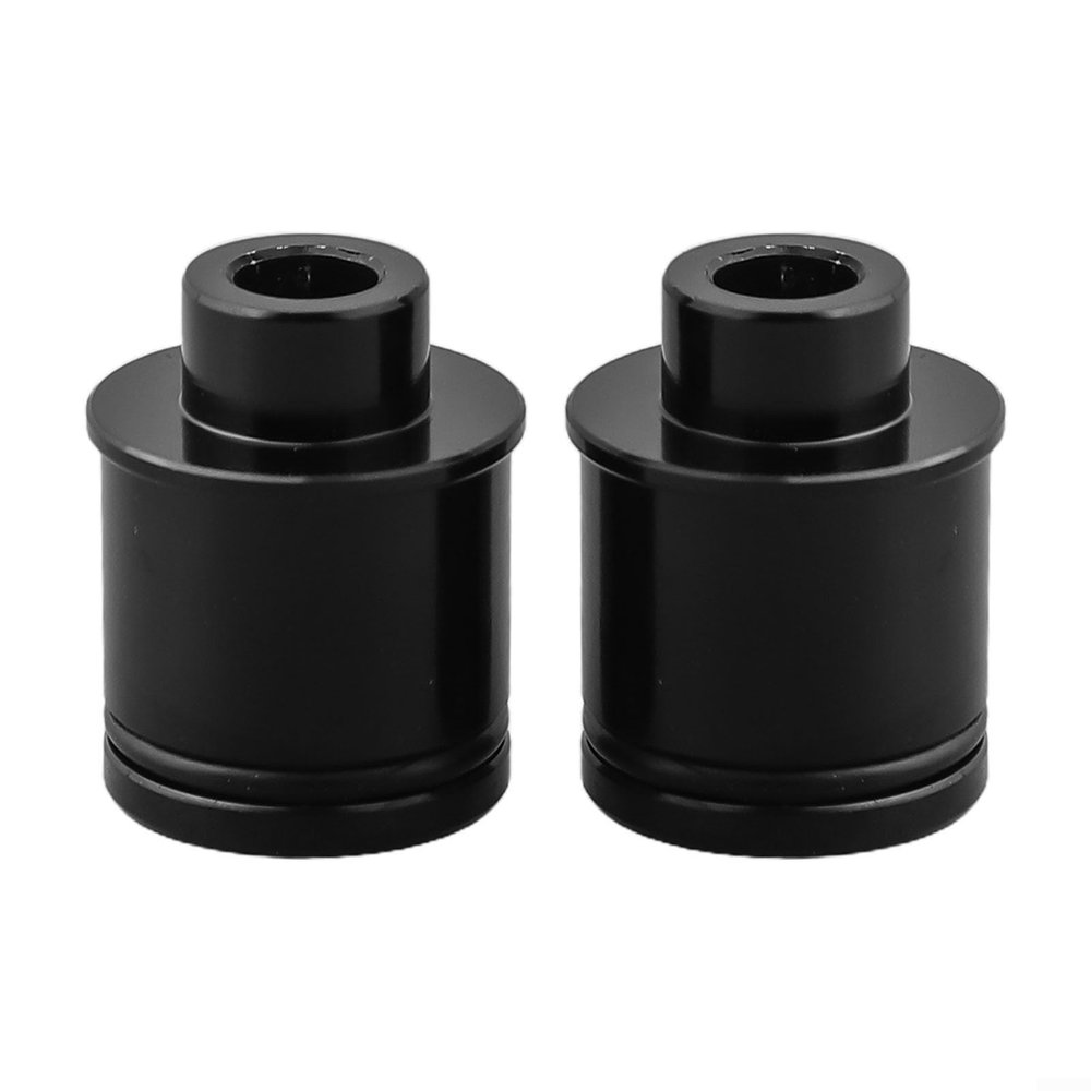 2PCS Bicycle Adapter QR Hub Conversion Adapter Wheel Hub Adapter For 12/15mm Thru Axle Hubs(2pcs 15 to 9mm)