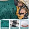 FORINBUY 0 Degree Flannel Double Sleeping Bag for Adults, Couples or Family - Winter Queen Size Waterproof & Warm 2-Person Sleeping Bag for Cold Weather Camping, RV Travel view 2