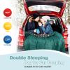 FORINBUY 0 Degree Flannel Double Sleeping Bag for Adults, Couples or Family - Winter Queen Size Waterproof & Warm 2-Person Sleeping Bag for Cold Weather Camping, RV Travel view 4