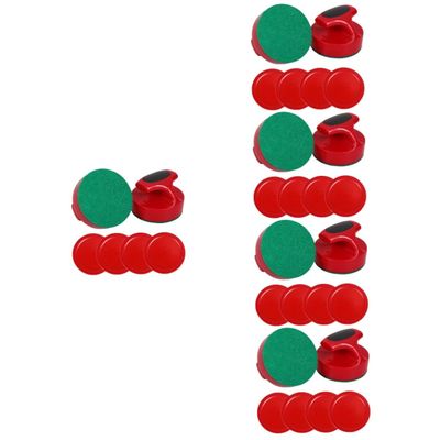 JOINPAYA 5sets Air Hockey Pucks Replacement Accessories for Game Tables Includes Paddles and Pucks for Indoor Hockey Fun