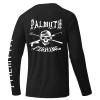 Palmyth Fishing Shirts for Men Long Sleeve UPF 50+ Sun Protection UV T Shirt Tee Skull Swim L view 1