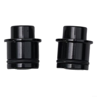 2PCS Bicycle Adapter QR Hub Conversion Adapter Wheel Hub Adapter For 12/15mm Thru Axle Hubs(2pcs 12 to 9mm)