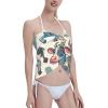 allgobee Women Beach Sarong Bating Suit Cover Ups,Colorful Dairy Funny Cow Wrap Skirt Summer Bikini Pareo For Swimwear view 3