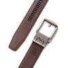 ayamoti Men's Genuine Leather Ratchet Belt, Slide belt with Adjustable Automatic Buckle, 1.4" Wide Premium Leather for Work Casual(2112C/BROWN/36-38) view 3