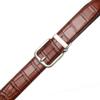 ayamoti Men's Genuine Leather Ratchet Belt, Slide belt with Adjustable Automatic Buckle, 1.4" Wide Premium Leather for Work Casual(2112C/BROWN/36-38) view 4