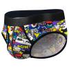 CONKEND Men's Underwear Briefs Cotton Briefs for Men Soft Breathable Comfy U Pouch Brief 4 pack M view 4