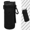 Linkidea Disposable Water Bottle Fence Sleeve Compatible with Smartwater 16.9/20 Fl Oz, Evian, Propel, LIFEWTR, Nylon Plastic Bottled Water Cover Holder for Outdoor Sports, Black view 1