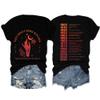 They Didn't Burn Witches They Burned Women Shirt, They Didn't Burn Witches They Burned Women Crew Neck T-Shirt Tops Black view 1