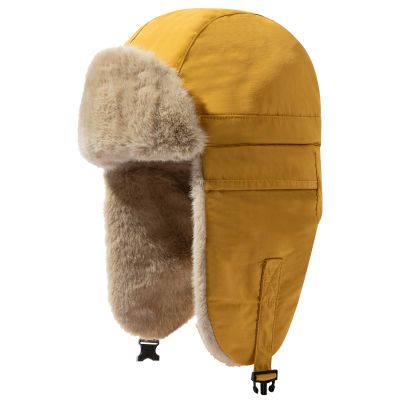 CLAPE Women Waterproof Warm Winter Hat, Soft Faux Fur Trapper Hat w/Ear Flaps, Men Outdoor Hunting Ushanka Russian Hats