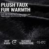 CLAPE Women Waterproof Warm Winter Hat, Soft Faux Fur Trapper Hat w/Ear Flaps, Men Outdoor Hunting Ushanka Russian Hats view 4
