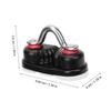WOONEKY 2pcs Aluminum Alloy Cam Cleat Guiding Rope Cleat for Kayak Sailboat Dinghy and Canoe Accessory for Secure Rope Management view 2