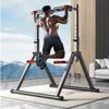 QYQCXGL Foldable Fitness Tower Dip Station Pull Up Bar Station Adjustable Multifunction Fitness Tower Station Training Equipment Home Outdoor, Stable Triangular Structure view 1