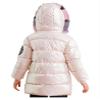 Xnihocha Kids Girls Long Sleeve Water Resistant Hooded Jacket Coat Padded Warm Outerwear Pink 5-6 Years view 3