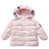 Xnihocha Kids Girls Long Sleeve Water Resistant Hooded Jacket Coat Padded Warm Outerwear Pink 5-6 Years view 4