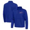 Antigua Men's Royal Buffalo Bills Twist Quarter-Zip Pullover Jacket view 1