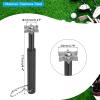 PATIKIL Groove Sharpener with 6 Heads, Golf Club Sharpeners Re-Grooving Sharpening Tool and Cleaner for U & V-Grooves Utility Clubs, Black view 2