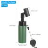 PATIKIL Golf Club Cleaner Brush, 2 Pcs Golf Water Brush with Retractable Zip-line Portable Golf Groove Cleaning Tools Golf Accessories for Men Women Golfers, Green view 2