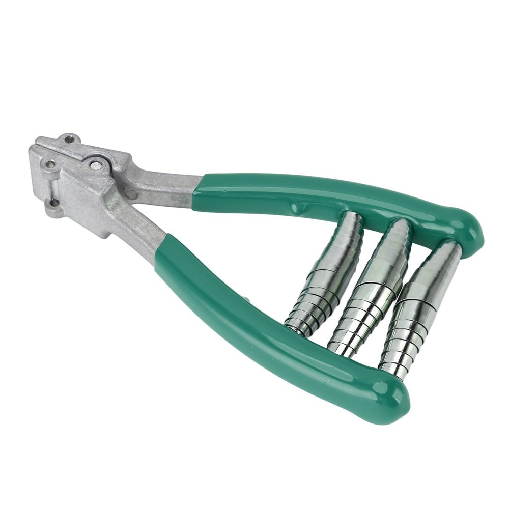 Badminton Racket Stringing Clamp with 3 Springs Steel Tennis Badminton Racket Starting Clamp for Tension Maintenance Fixed Starting Position (Green)