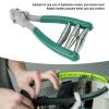 Badminton Racket Stringing Clamp with 3 Springs Steel Tennis Badminton Racket Starting Clamp for Tension Maintenance Fixed Starting Position (Green) view 2