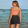 LookbookStore Womens Bathing Suits Swimsuit Tops for Women Orange Bathing Suit Travel Outfits for Women Cruise Attire Suit Plus Size Size XX-Large 20 22 view 4