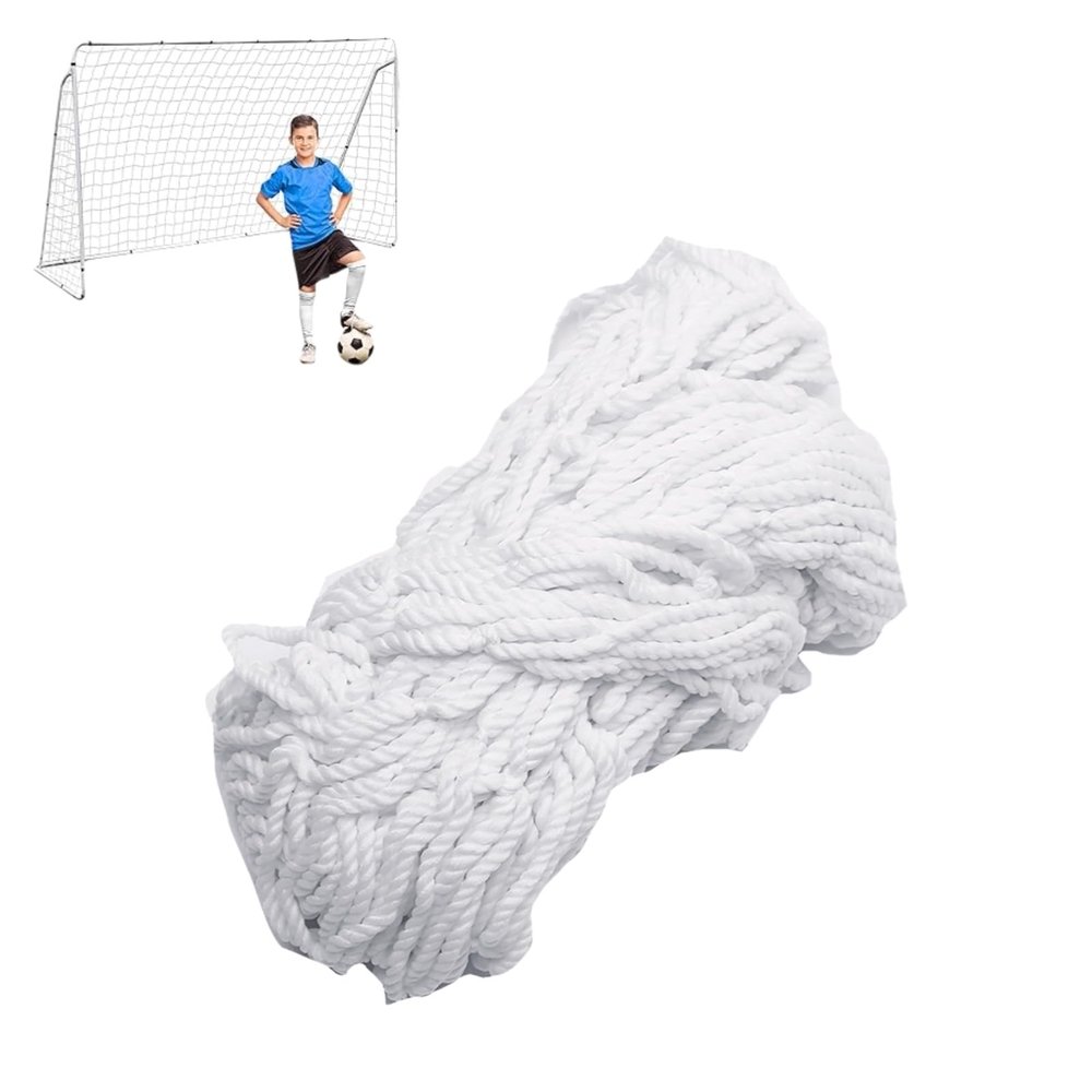 Soccer Net, Football Net Soccer Net Replacement Soccer Goal Net Replacement Goal Post Net for Sports Match Training Post Not Included (24X8FT)