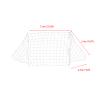 Soccer Net, Football Net Soccer Net Replacement Soccer Goal Net Replacement Goal Post Net for Sports Match Training Post Not Included (24X8FT) view 2